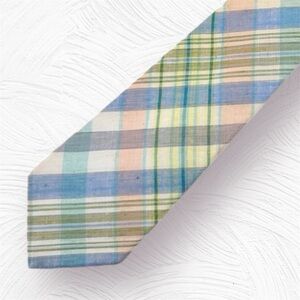 Vintage H. Stockton Southern Preppy Madras Tie